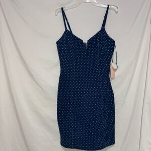 Studded Stone Cami Denim Dress